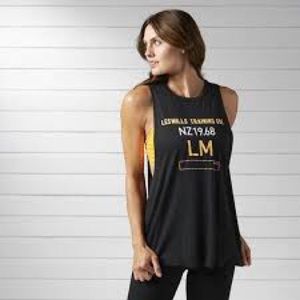 Reebok Les Mills black muscle tank, size XS